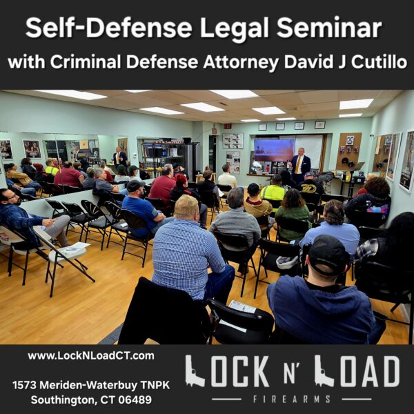 Self-Defense Legal Seminar w/ Criminal Defense ATTORNEY DAVID J. CUTILLO - April 16, 2025 at 6PM